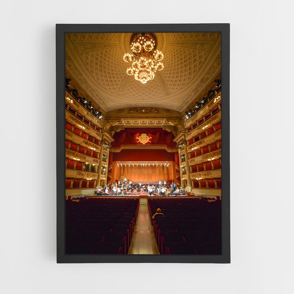 Poster Écho de La Scala – affiche Danse (vue 2)